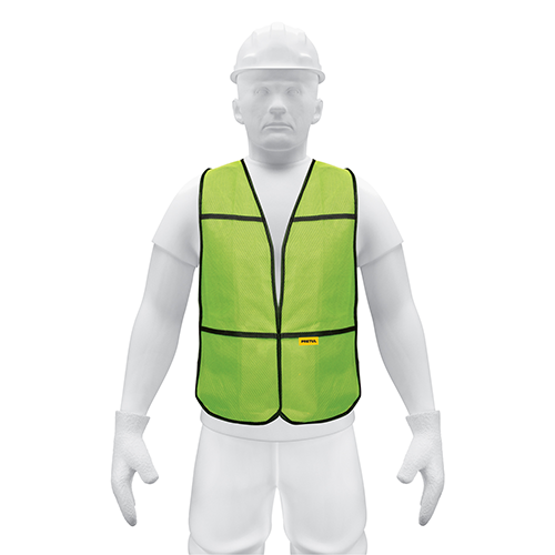 21024 / CHS-100V  Chaleco de seguridad, uso de día, verde, PRETUL